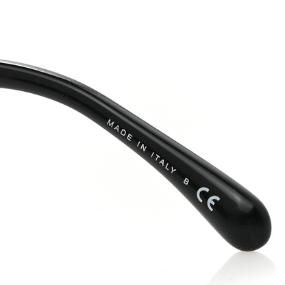 Chanel Acetate Strass Square Sunglasses 5422-B Black White 5 of 7