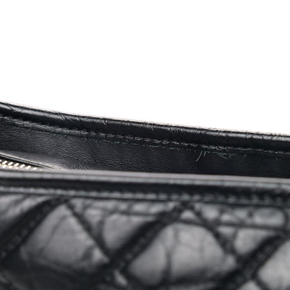 Chanel Aged Calfskin Quilted Medium Gabrielle Hobo Black 10 of 10