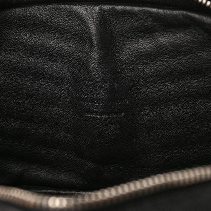 Saint Laurent Grain De Poudre Matelasse Monogram Mini Lou Camera Bag Black 7 of 11