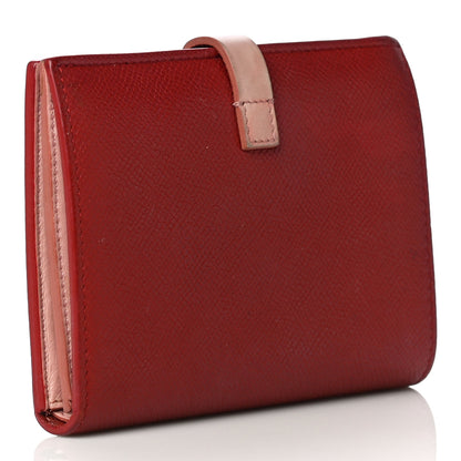 Celine Grained Calfskin Medium Multifunction Strap Wallet Scarlet 3 of 15