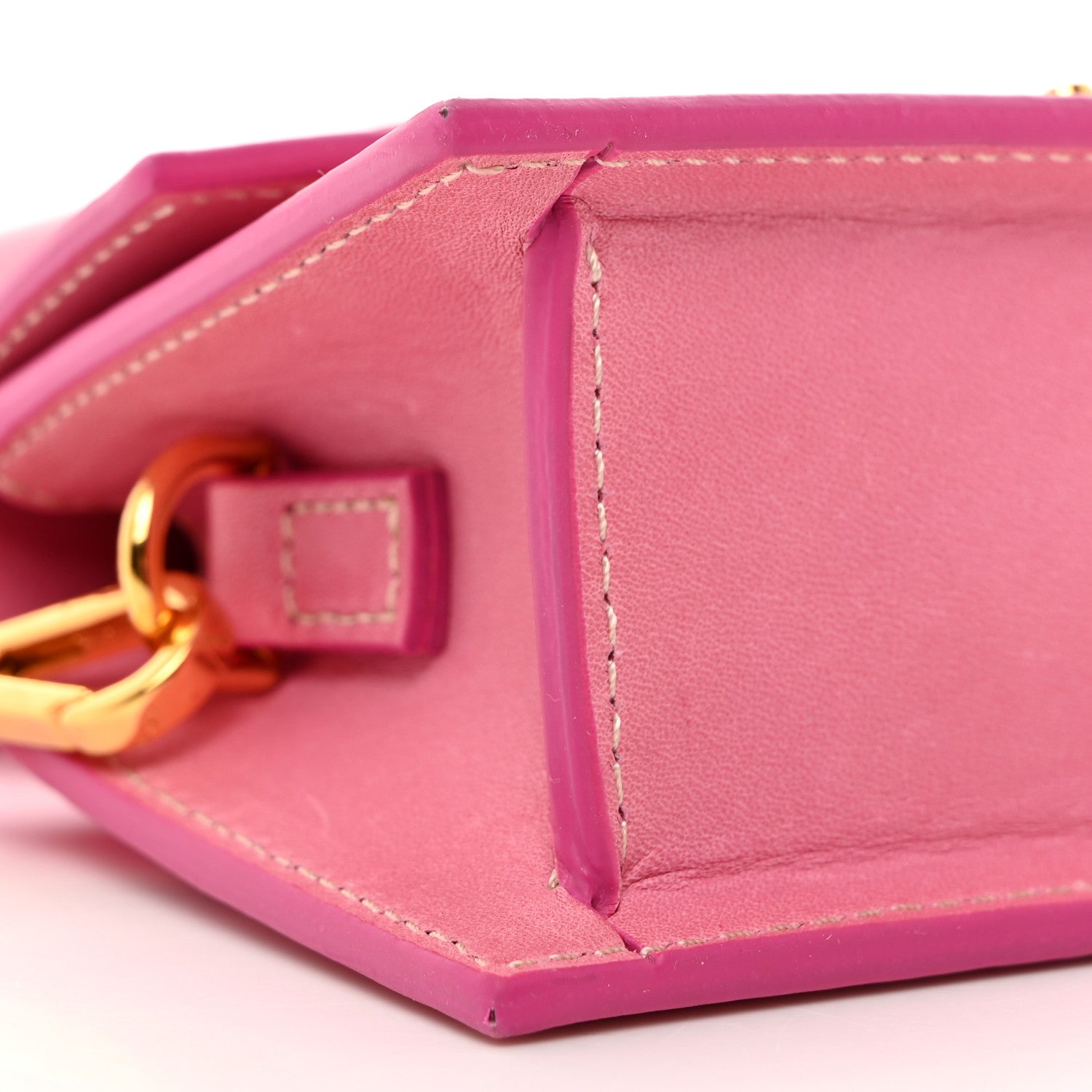 Jacquemus Nubuck Le Chiquito Moyen Pink 8 of 9