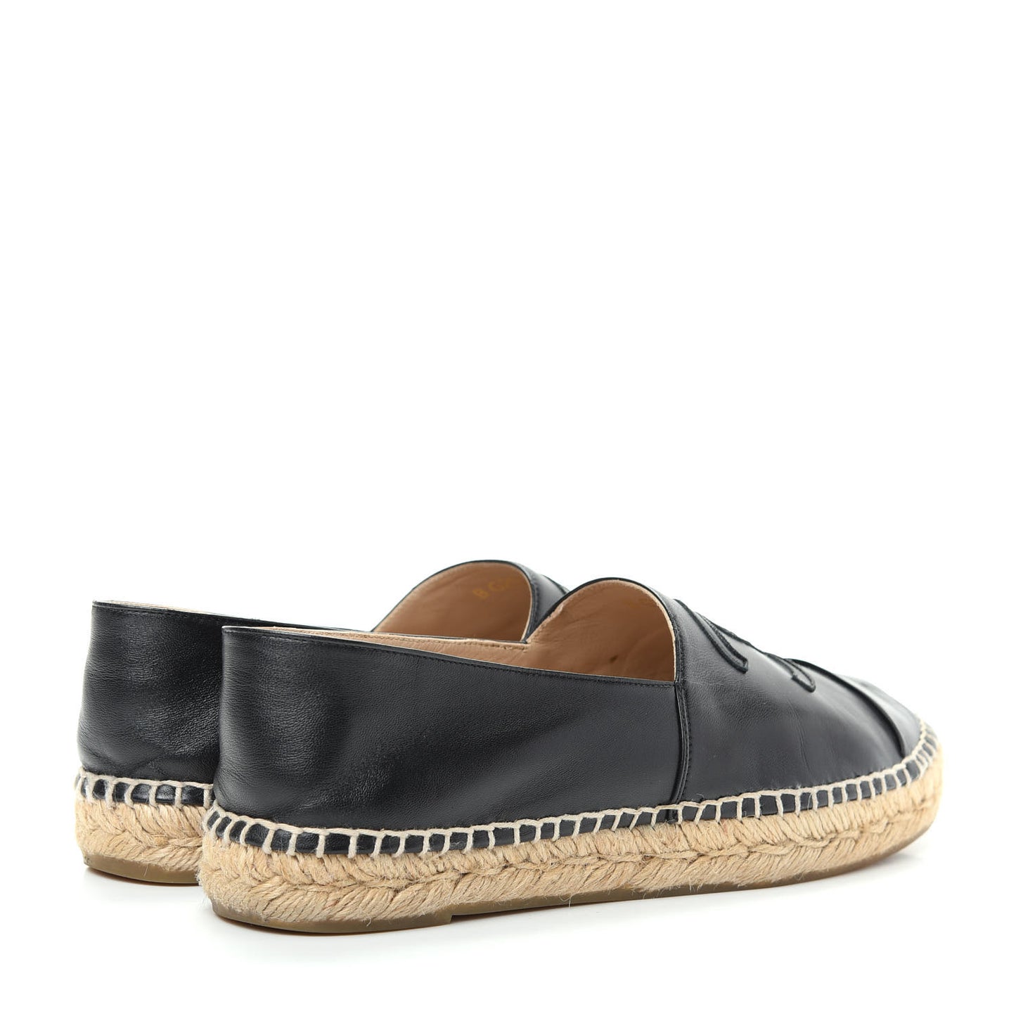 Lambskin CC Espadrilles 40 Black