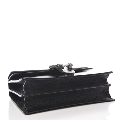 Gucci Pebbled Calfskin Small Dionysus Shoulder Bag Black 4 of 12