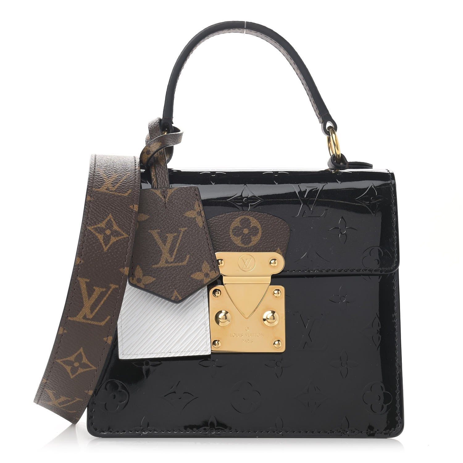 Louis Vuitton Vernis Epi Monogram Spring Street Black 1 of 10