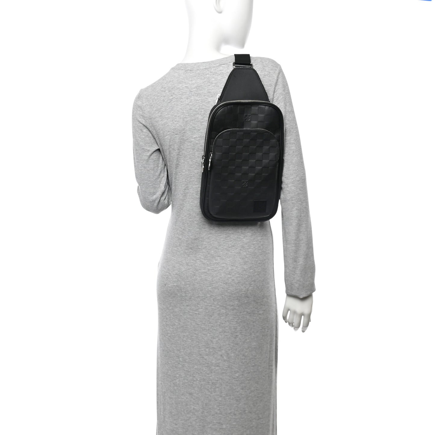 Damier Infini Avenue Sling Bag NM Onyx