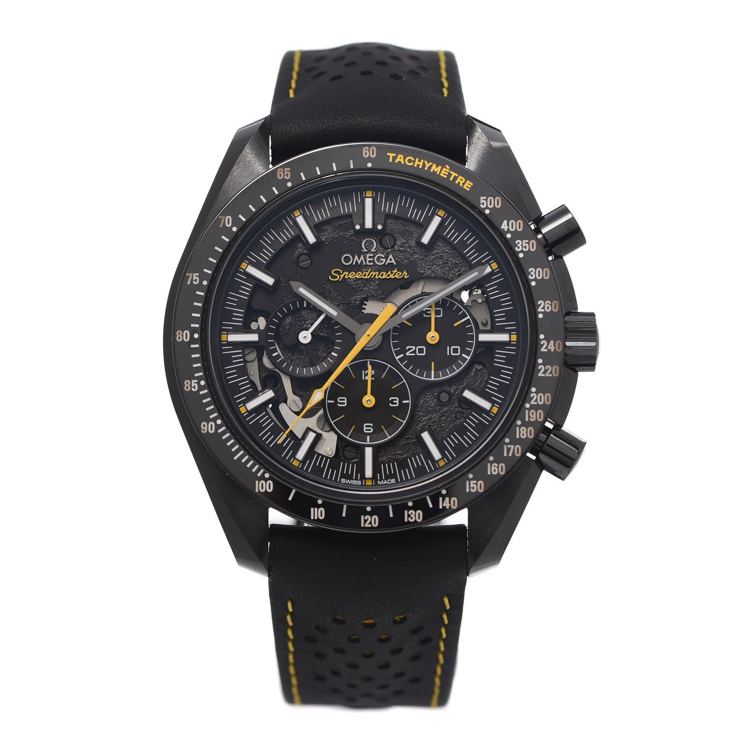 Omega Ceramic Calfskin 44mm Speedmaster "Dark Side Of The Moon" Chronograph Manual Winding Watch Black 311.92.44.30.01.001 1 of 5