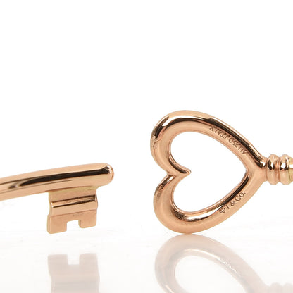 Tiffany 18K Rose Gold Wire Heart Bracelet 3 of 3