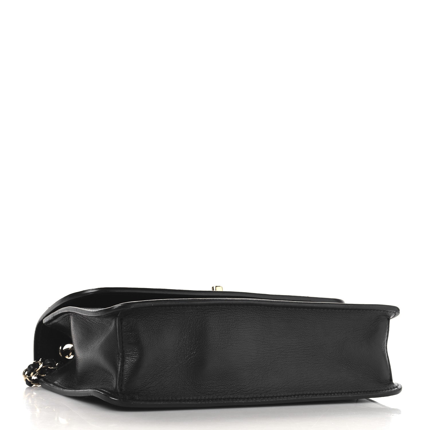 Chanel Lambskin Stitched Quilted Flap Black 4 of 11