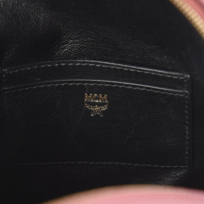MCM Calfskin Mini Duchess Polke Studs Backpack Pink 5 of 8