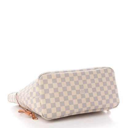 Louis Vuitton Damier Azur Neo Neverfull MM Rose Ballerine 5 of 11
