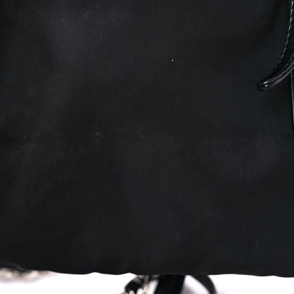 Prada Nylon Tessuto Acciaio Chain Shoulder Bag Black 15 of 23