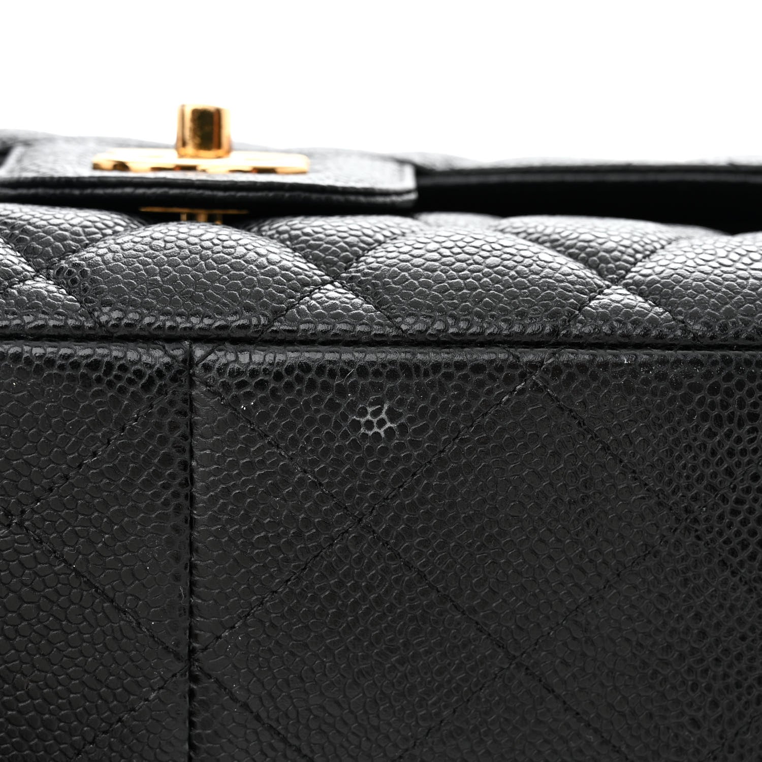 Chanel Caviar Quilted Jumbo Double Flap Black 14 of 14