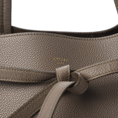 Celine Soft Grained Calfskin Small Belt Cabas Phantom Taupe 10 of 10