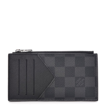 Louis Vuitton Damier Graphite Coin Card Holder 1 of 8