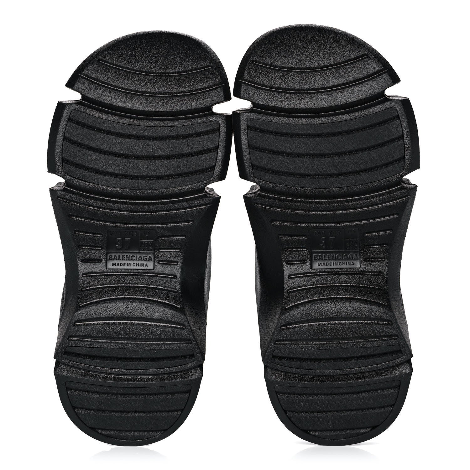 Balenciaga Rubber Womens Mold Thong Sandals 37 Black 6 of 8