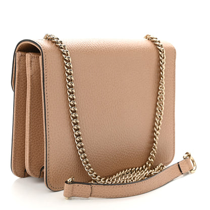 Gucci Dollar Calfskin Small Interlocking G Shoulder Bag Camelia 3 of 10