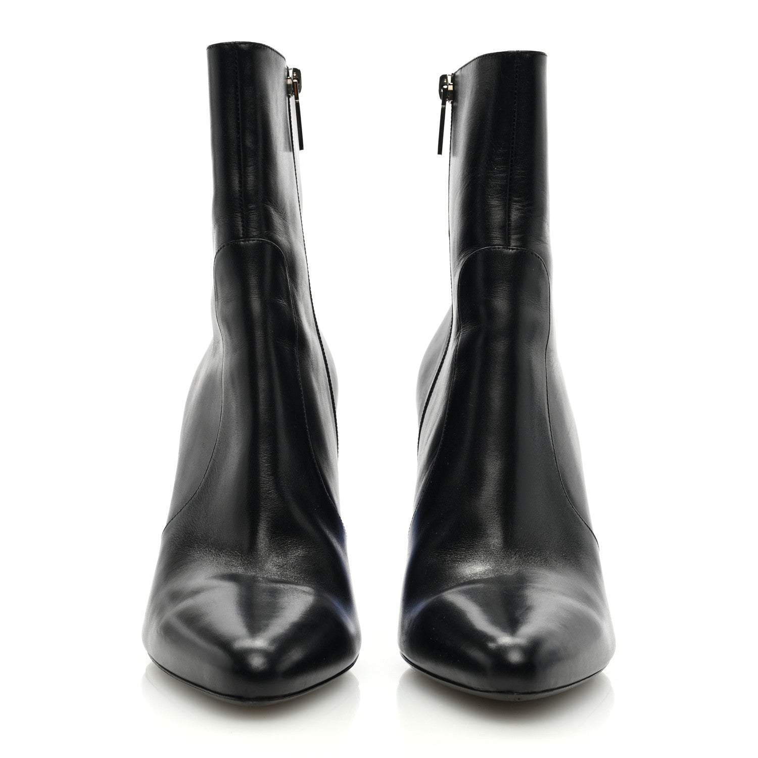 Christian Dior CHRISTIAN DIOR Soft Calfskin Ankle Boots 41 Black 3 of 8