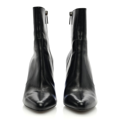 Christian Dior CHRISTIAN DIOR Soft Calfskin Ankle Boots 41 Black 3 of 8
