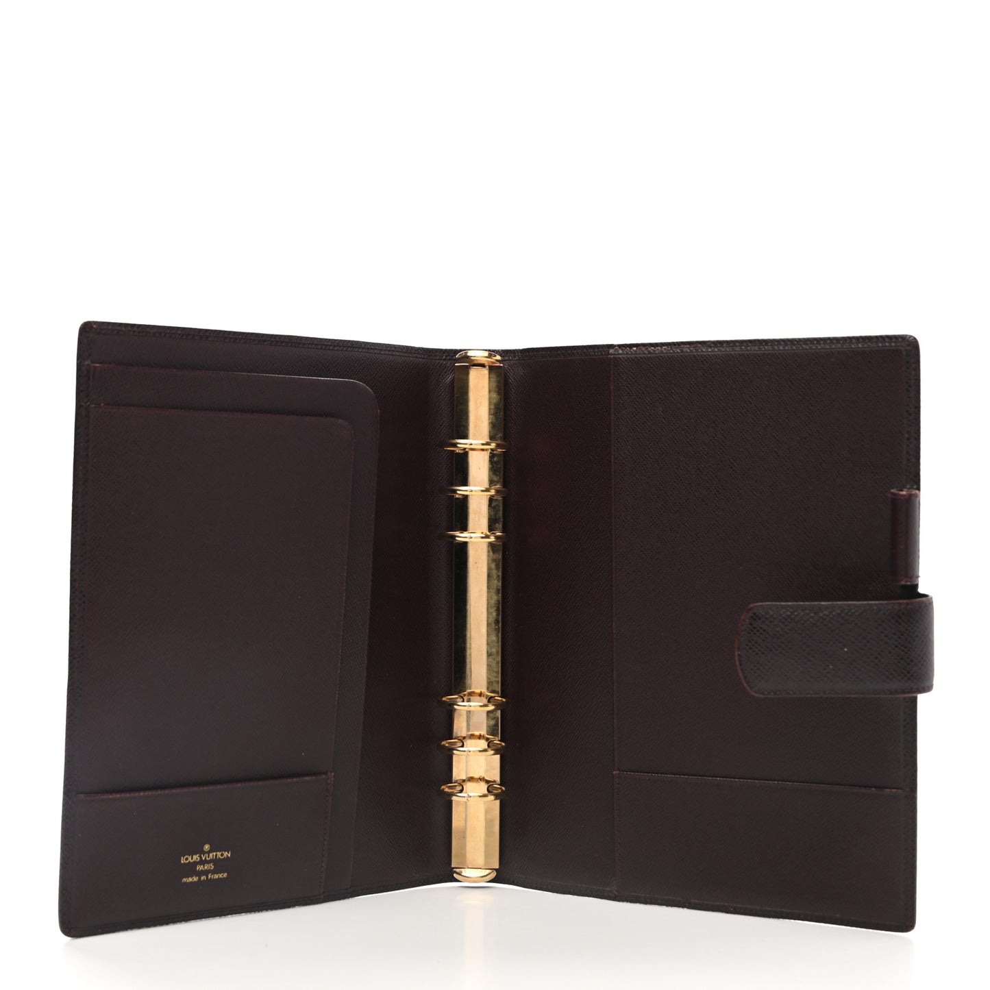 Taiga Large Ring Agenda Cover Acajou