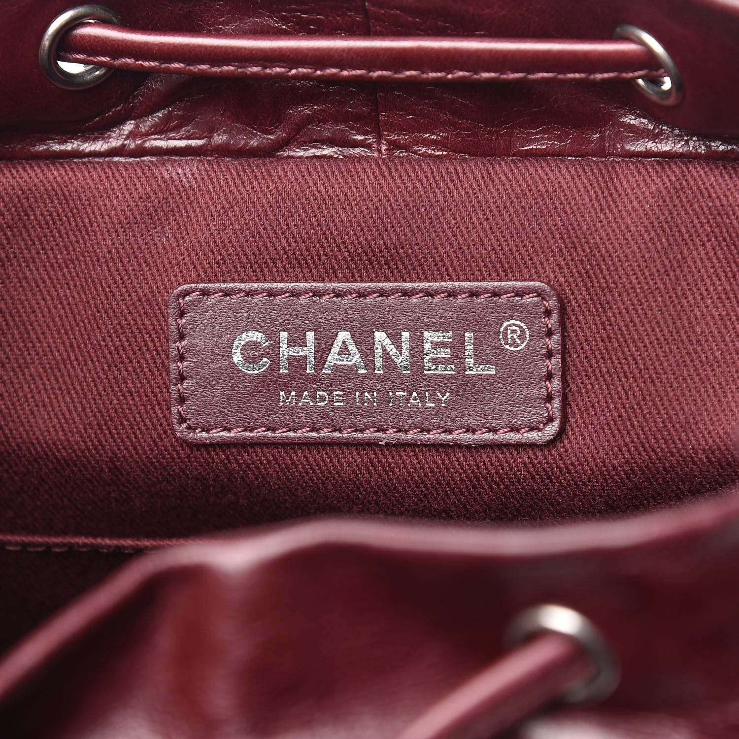 Chanel Glazed Calfskin Quilted Small Salzburg Backpack Burgundy 6 of 16