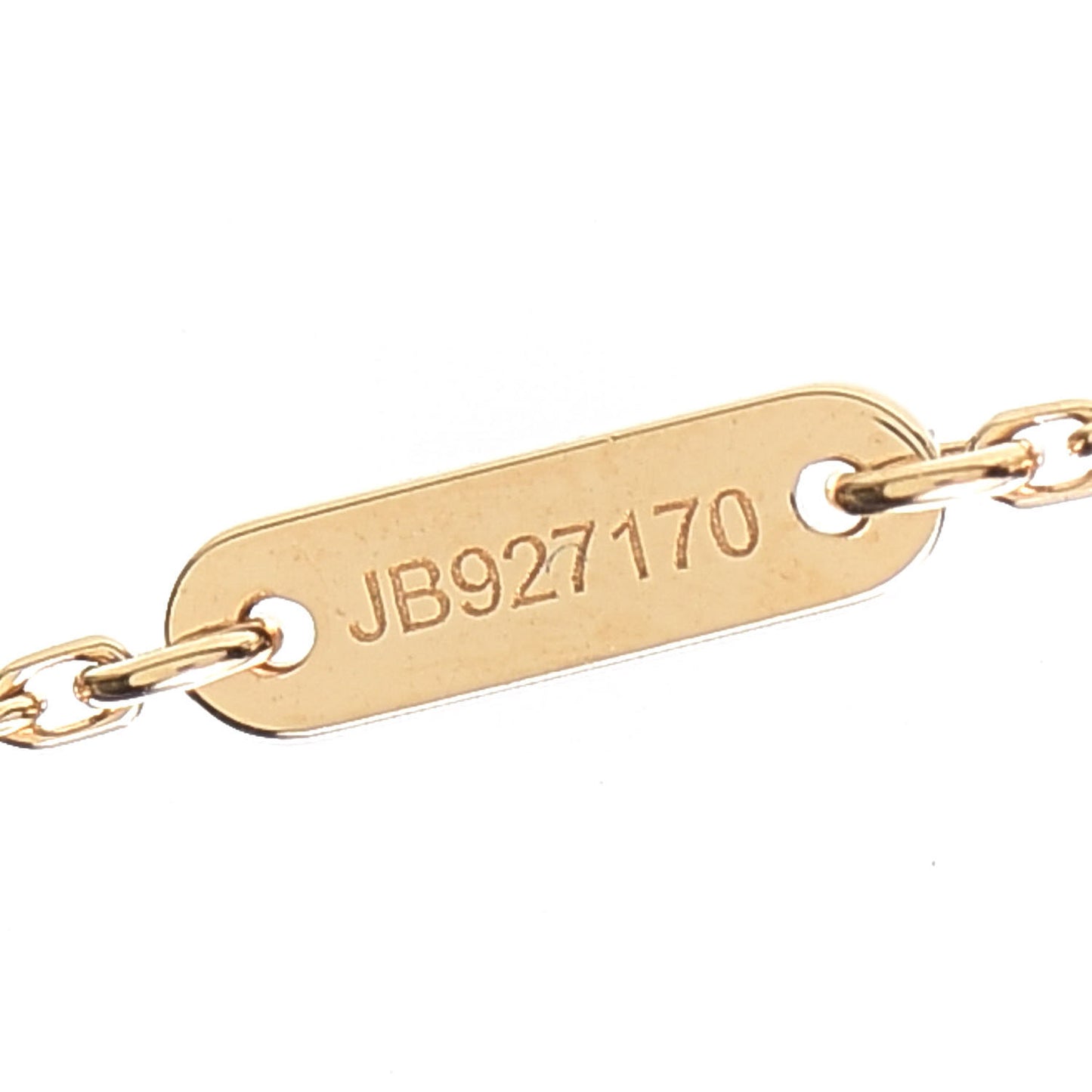 18K Yellow Gold Mother of Pearl Sweet Alhambra Butterfly Pendant Necklace