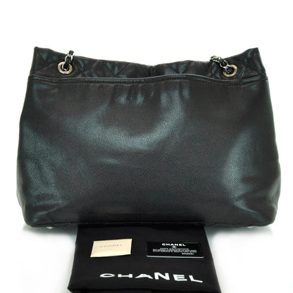 Chanel Washed Caviar Timeless Large Shopping Tote Black 3 of 12