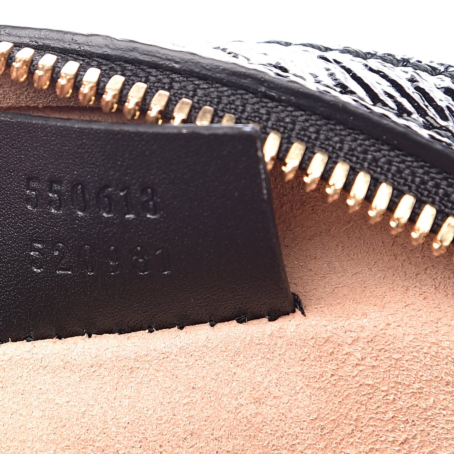 Suede Patent Web Mini Ophidia Round Shoulder Bag Black