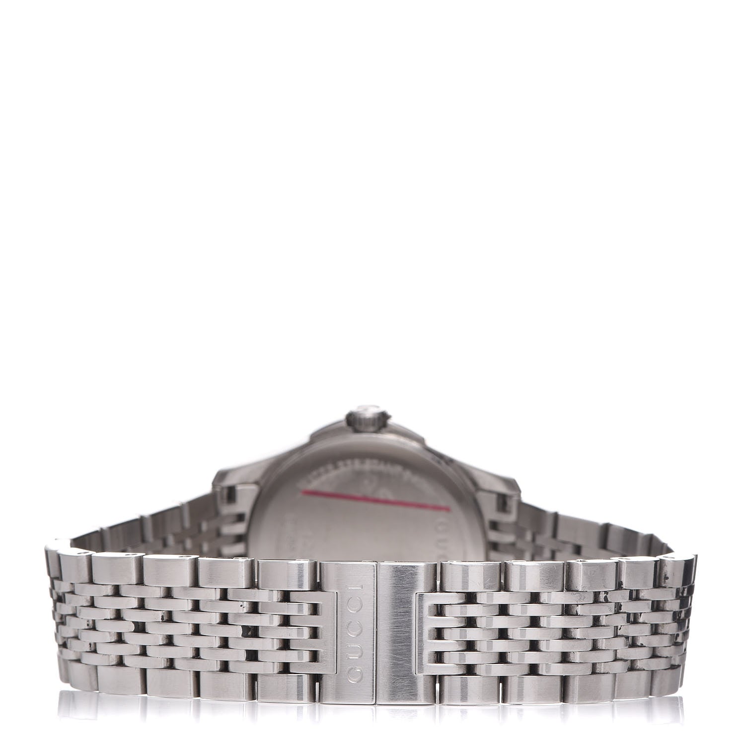 Gucci Stainless Steel Diamond Mother of Pearl 27mm G-Timeless Quartz Watch 4 of 8