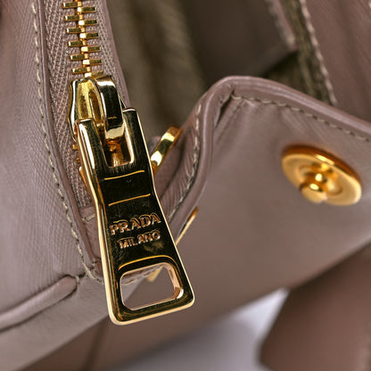 Prada Saffiano Mini Galleria Double Zip Tote Cammeo 6 of 7