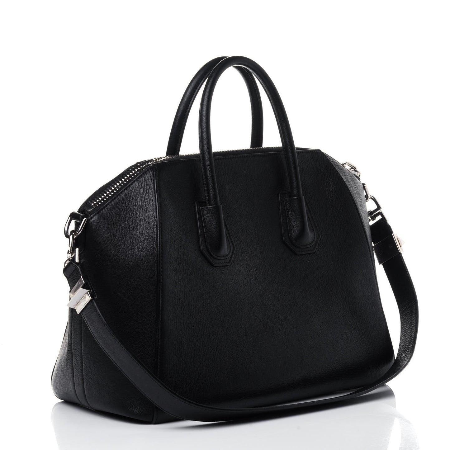 Sugar Goatskin Medium Antigona Black