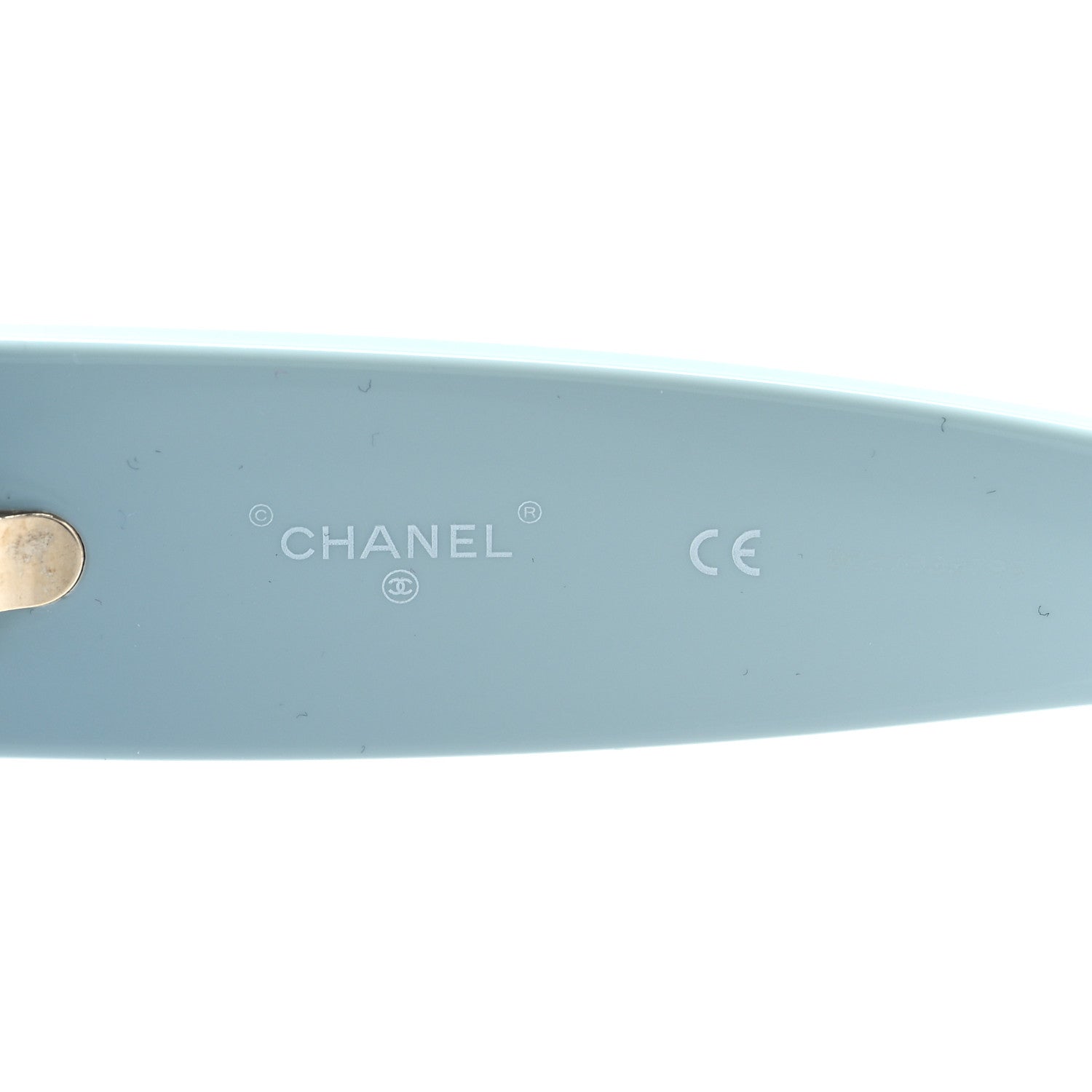 Chanel Acetate Mirror Shield Sunglasses 71476A Light Blue 5 of 7