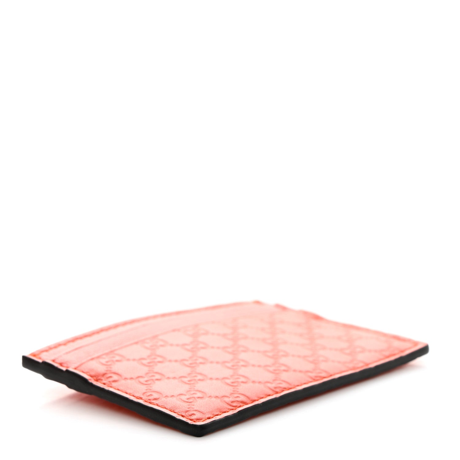 Gucci Microguccissima Card Holder Sun Orange 4 of 6