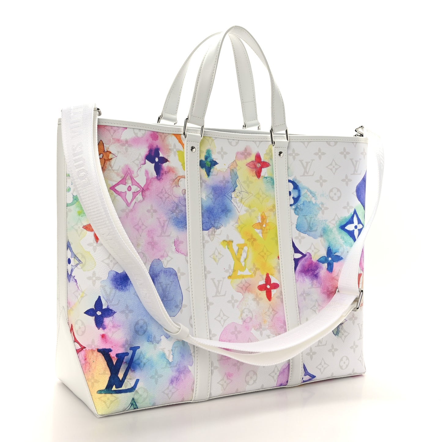 Monogram Watercolor New Tote GM Multicolor