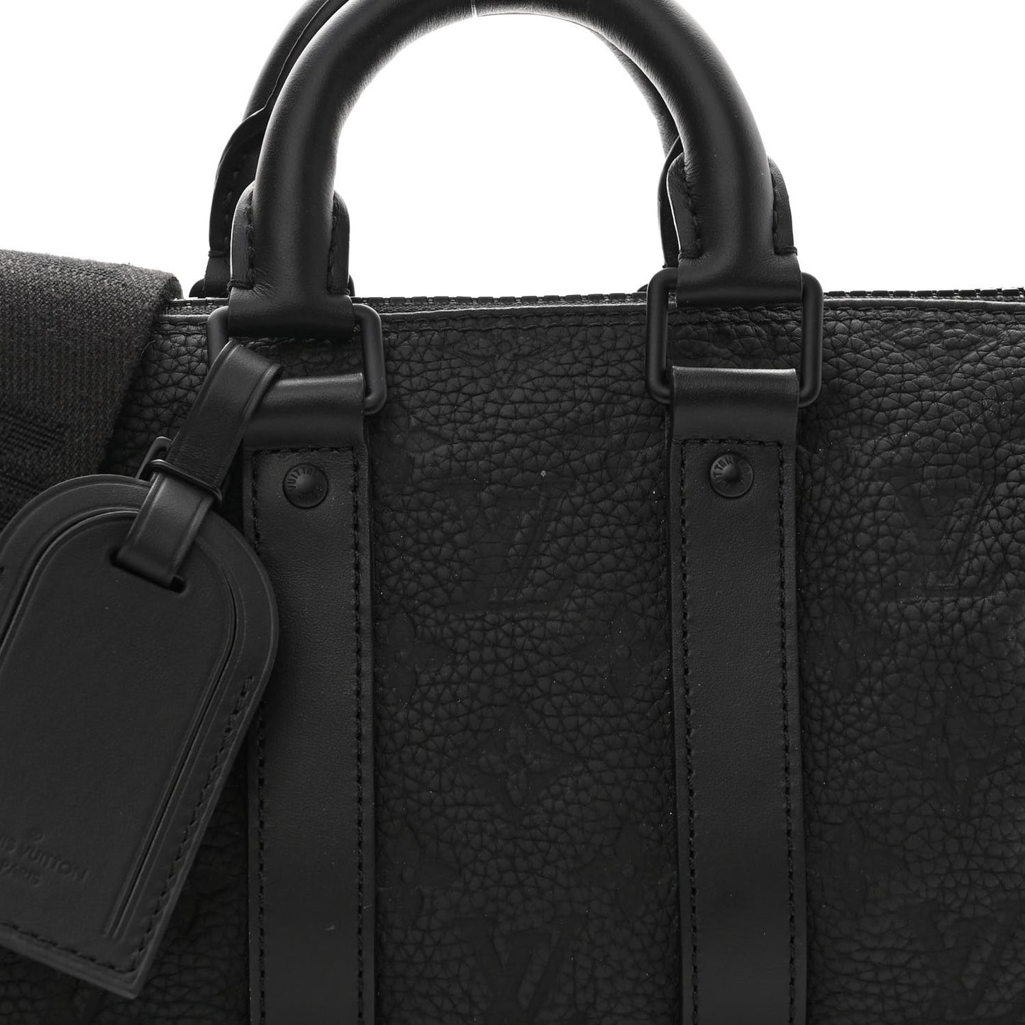Monogram Taurillon Keepall Bandouliere 25 Black