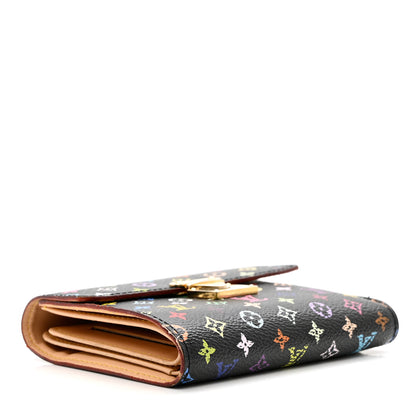 Louis Vuitton Monogram Multicolor Koala Wallet Black 4 of 10