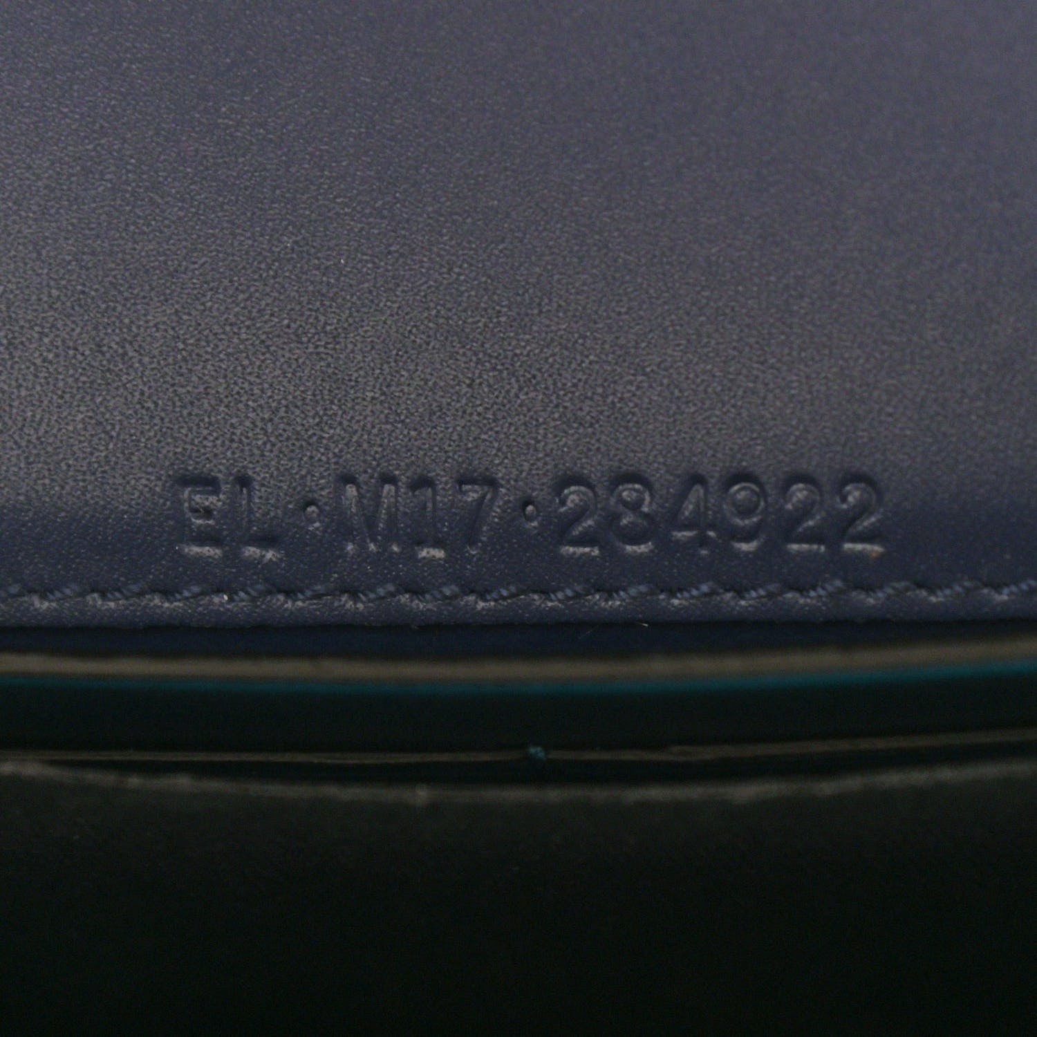 Bulgari Calfskin Serpenti Forever Chain Wallet Blue 7 of 12