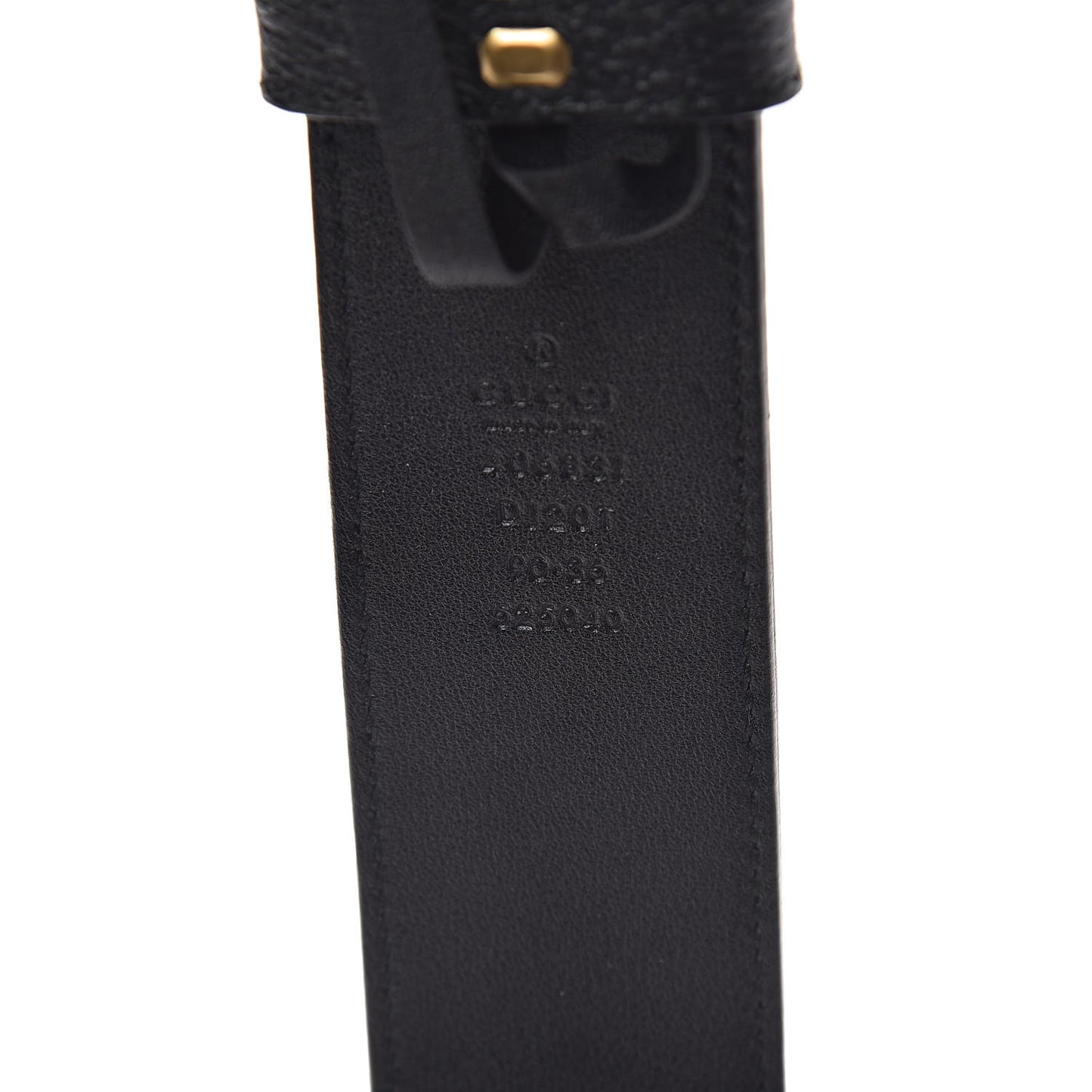 Textured Calfskin Double G 40mm Belt 90 36 Black