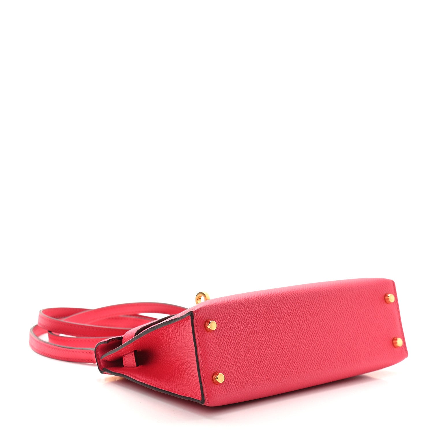 Hermes Epsom Mini Kelly Sellier 20 Rose Extreme 4 of 9