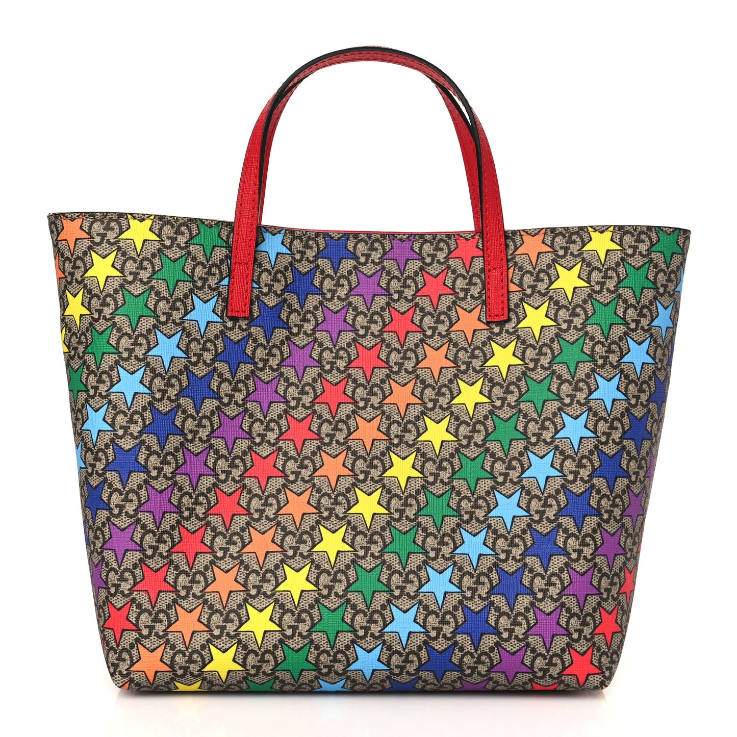 GG Supreme Monogram Childrens Star Print Tote Multicolor