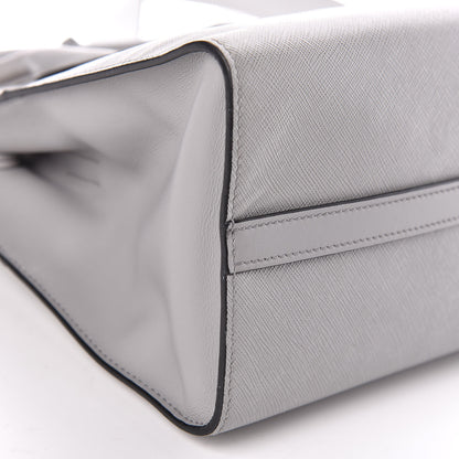 Prada Saffiano City Calf Small Esplanade Tote Nube 5 of 10
