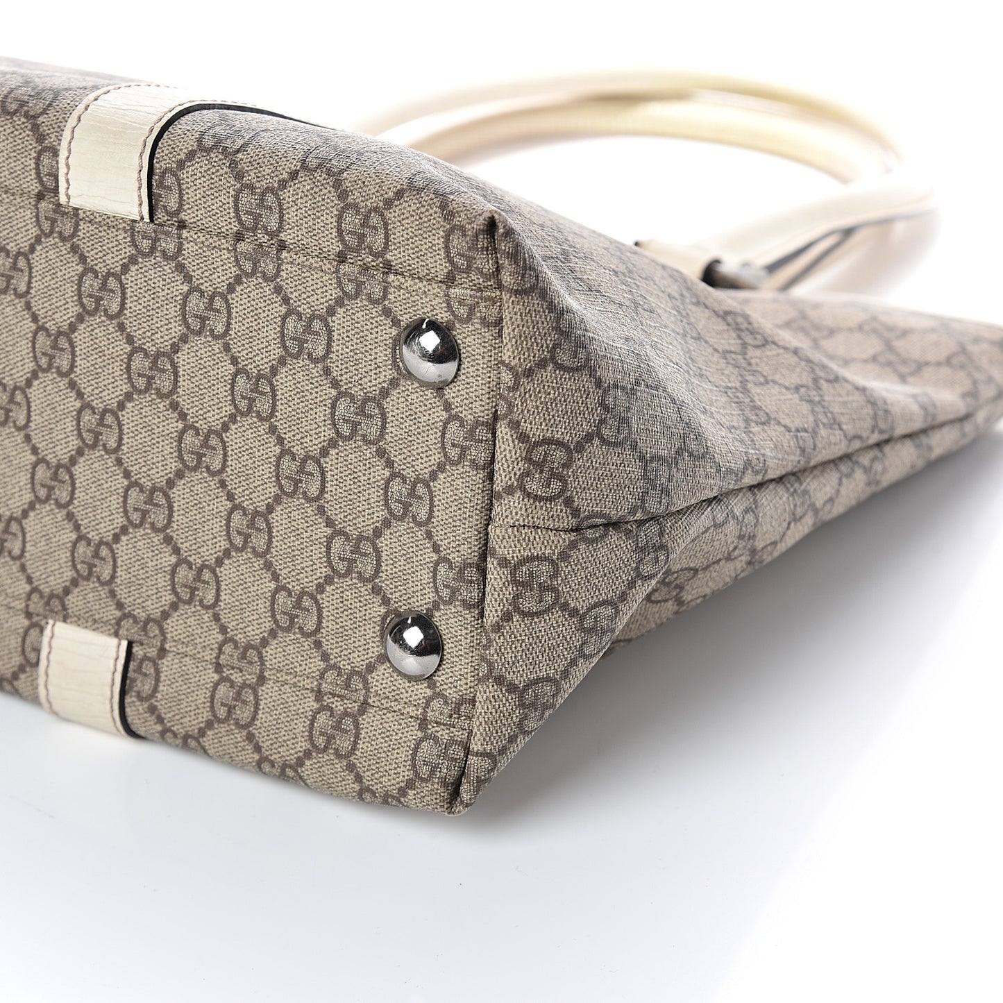 GG Plus Monogram Medium Joy Tote Off White