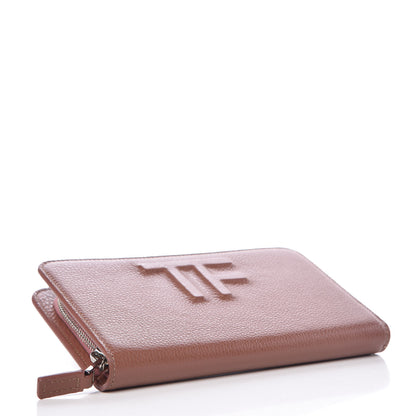 Tom Ford Pebbled Calfskin TF Zip Around Wallet 4 of 6