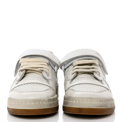 Saint Laurent Calfskin Perforated Womens SL24 Sneakers 36.5 White 2 of 9