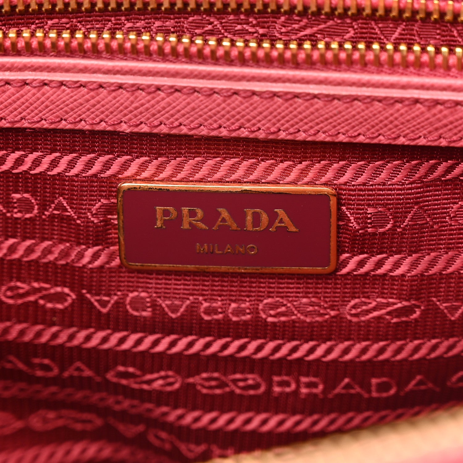 Prada Saffiano Medium Galleria Double Zip Tote Peonia 5 of 21