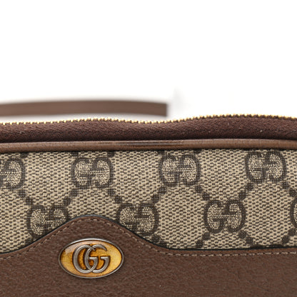 Gucci GG Supreme Monogram Web Mini Ophidia GG Bag Brown 9 of 10