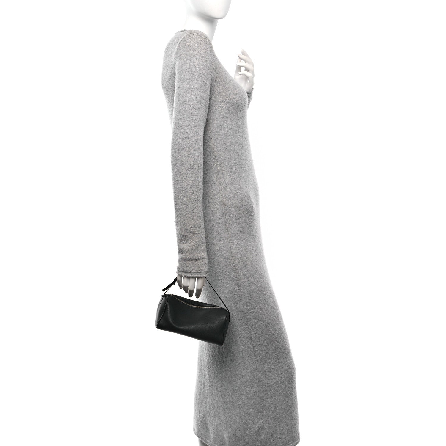 The Row Grained Calfskin 90's Bag Black 2 of 9