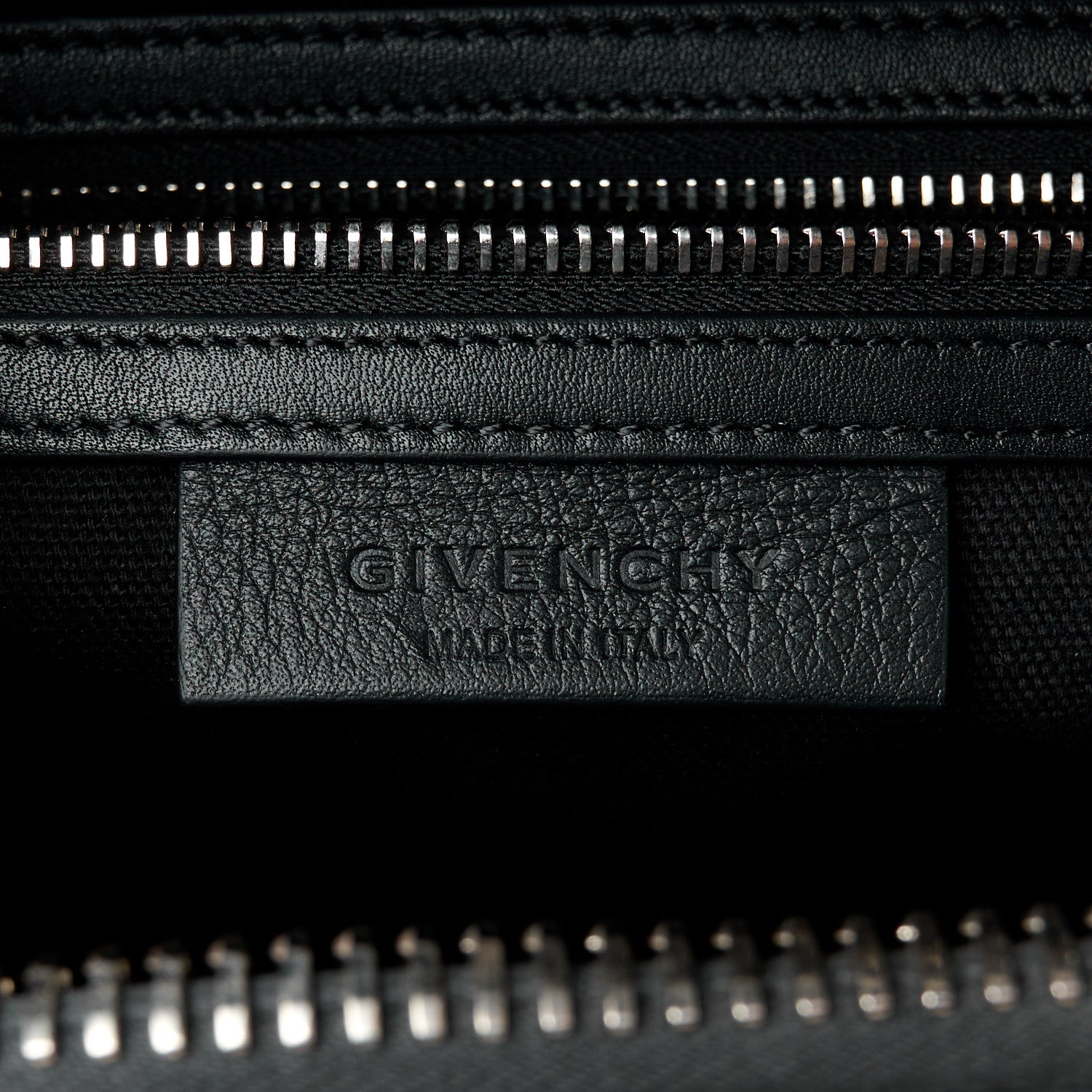 Givenchy Calfskin Small Embroidered Frame Antigona Black Red 6 of 10