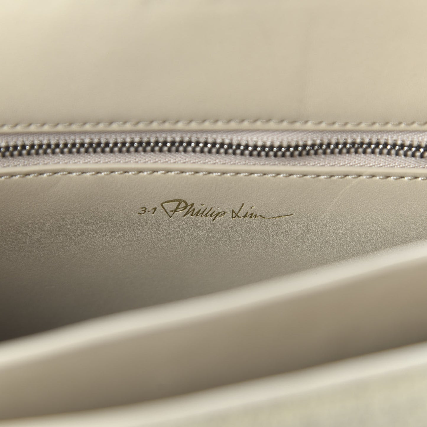 3.1 Textured Calfskin Soleil East West Shoulder Bag Nougat