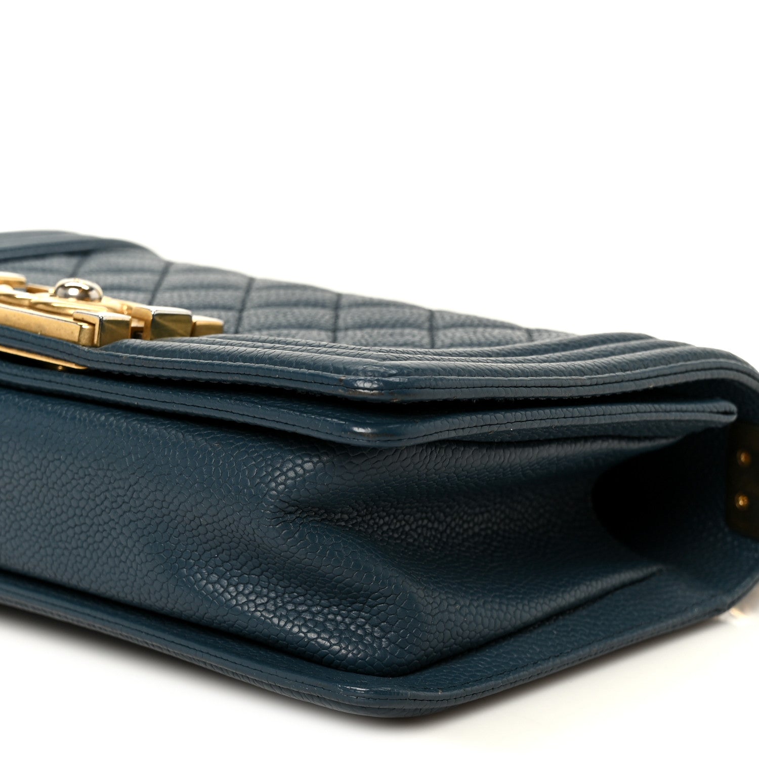 Chanel Caviar Quilted Small Boy Flap Blue 10 of 10