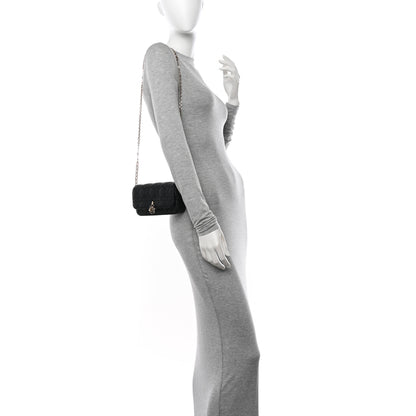 Christian Dior Lambskin Cannage Dior Talk Phone Pouch Black 2 of 11